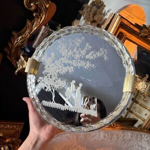 Etched Mirrored tray